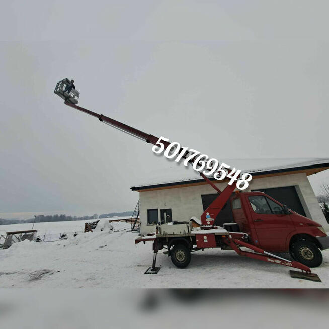Zwyżka podnośnik koszowy 18m usługi