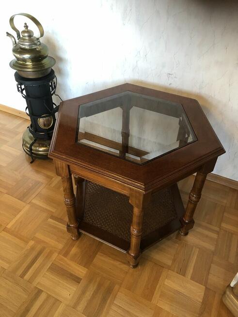Stolik z litego drewna
