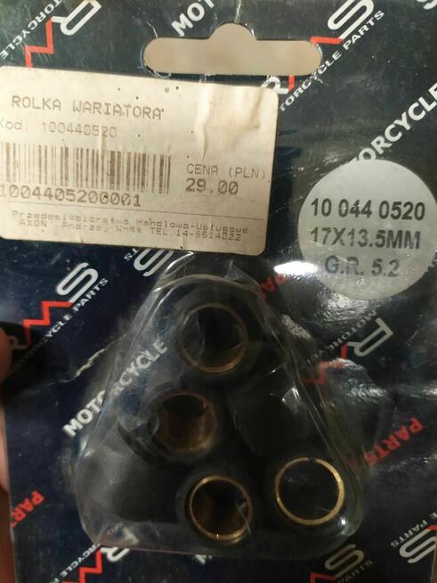 Piaggio 50 zip, sfera rolki wariatora, regulator napięcia