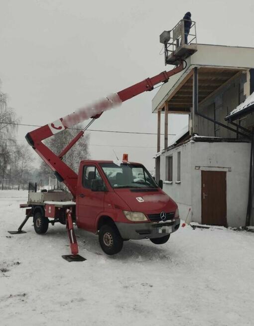 Zwyżka podnośnik koszowy 18m usługi