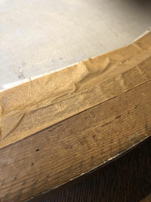 Obraz z drewniana ramą