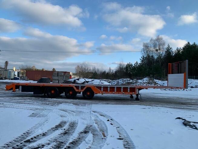 Naczepy płaskie modułowe poszerzane specjalne