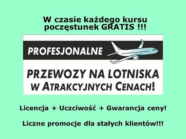 Transport na Lotnisko Przewóz Balice Pyrzowice Oświęcim Kęty