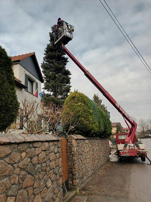 Zwyżka podnośnik koszowy 18m usługi