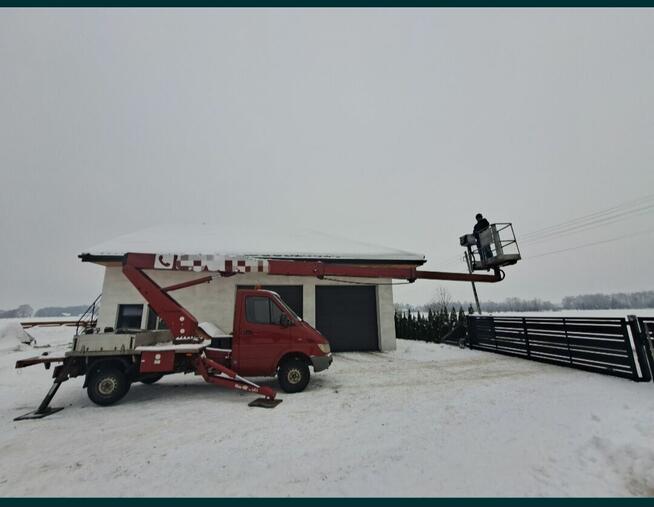 Zwyżka podnośnik koszowy 18m usługi