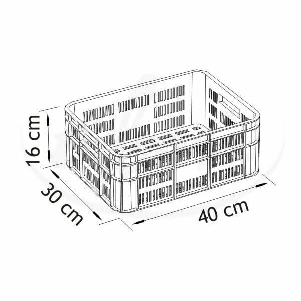 Skrzynka plastikowa zielona