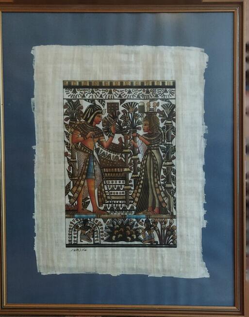 Papirusy przywiezione z Egiptu. Portrety z Fajum.