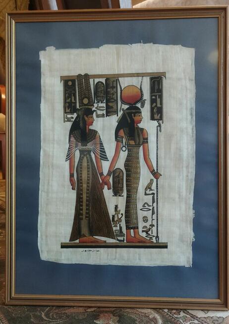 Papirusy przywiezione z Egiptu. Portrety z Fajum.