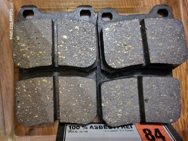 Klocki hamulcowe Monza . Mercedes W201. 190 tyl.