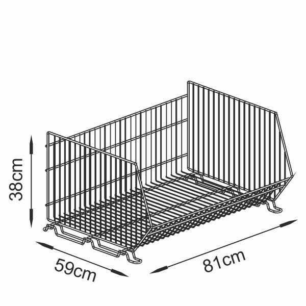Kosz druciany KU-800