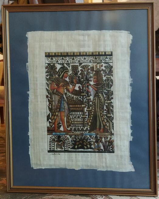 Papirusy przywiezione z Egiptu. Portrety z Fajum.