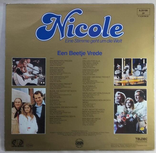 Nicole, Grand Prix de la Chanson 1982 r. winyl