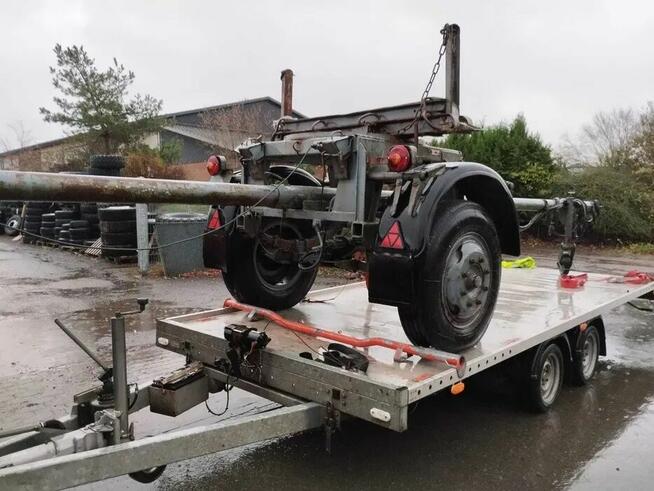 Przyczepa dłużyca z papierami solidna niemiecka 3,5 tony do