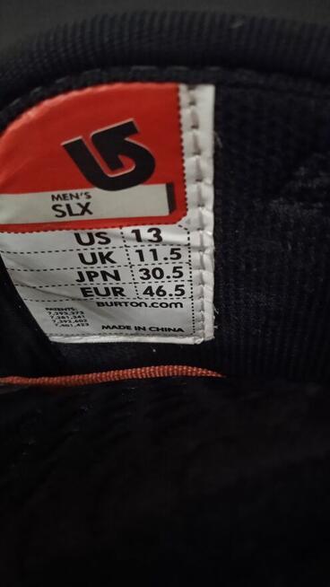 Burton SLX buty snowboardowe rozmiar 46