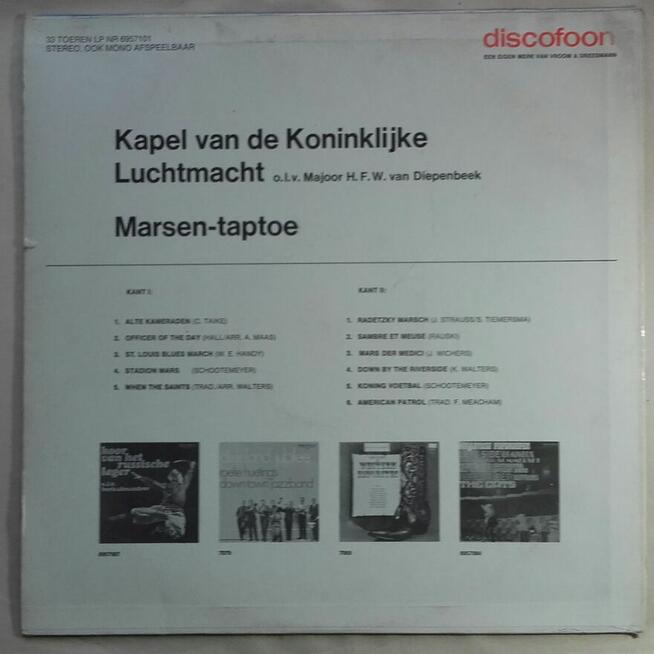 Marsze gra Holenderska orkiestra wojskowa, winyl
