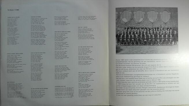 Orkiestra Dęta z Surhuizum i chór męski Emmeloords .