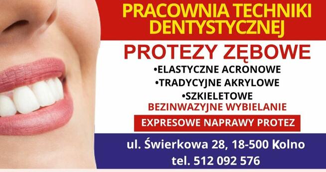 Expresowa naprawa protez zębowych (nawet do późnych godzin)