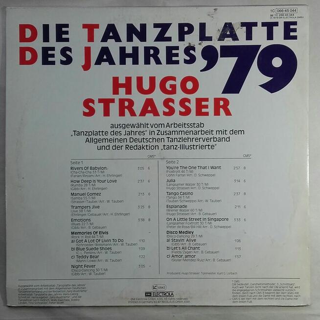 Muzyka taneczna 1979 różnych wykonawców, winyl