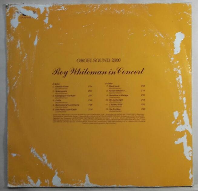 Koncert muzyki organowej, gra Roy Whiteman, winyl