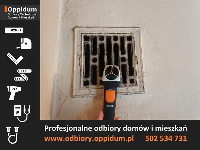 Profesjonalny odbiór mieszkania, domu z termowizją Kraków