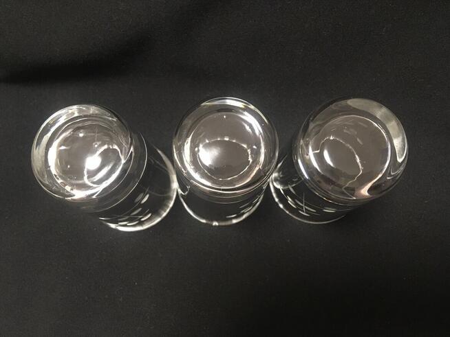 PRL stare literatki szlifowane grawerowane