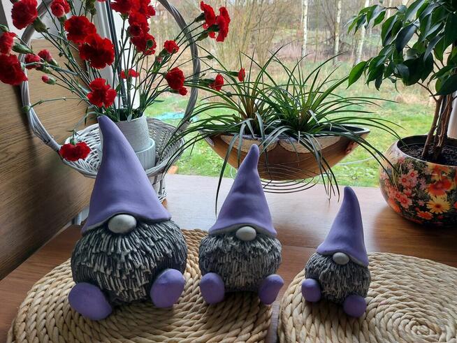 skrzaty brodacze skrzat gipsowy krasnal ogrodowy