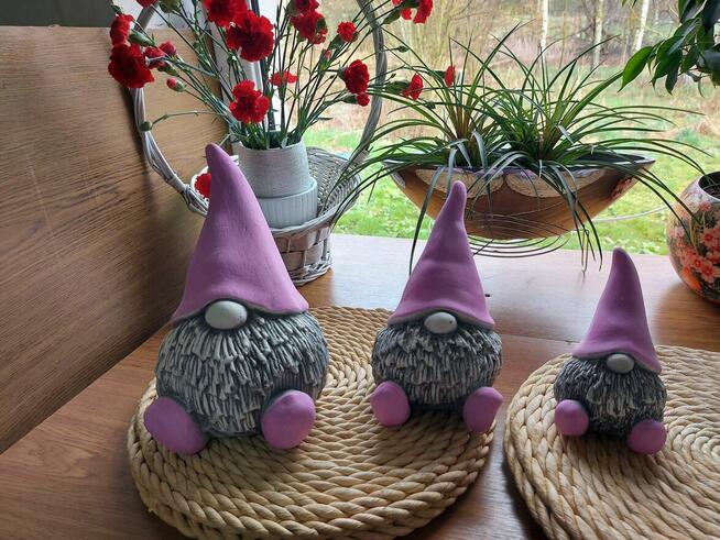 skrzaty brodacze skrzat gipsowy krasnal ogrodowy