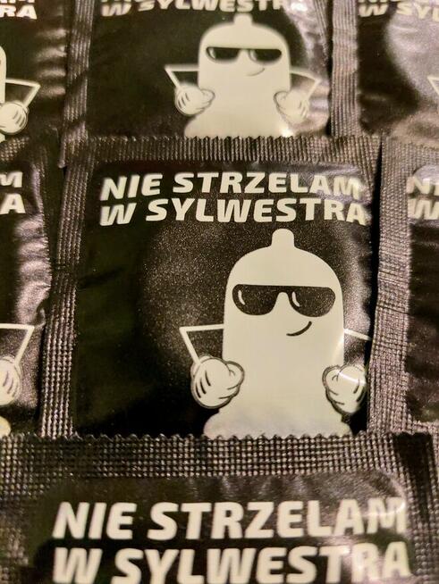 Personalizowana prezerwatywa NIE STRZELAM W SYLWESTRA