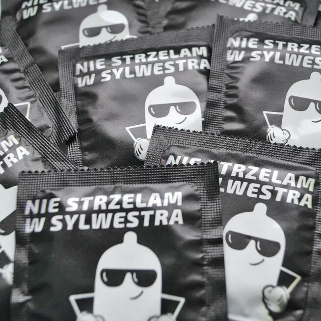 Personalizowana prezerwatywa NIE STRZELAM W SYLWESTRA