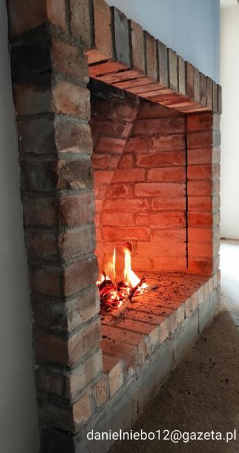 Kominek Otwarty palenisko otwarte szamotowe otwarty kominek