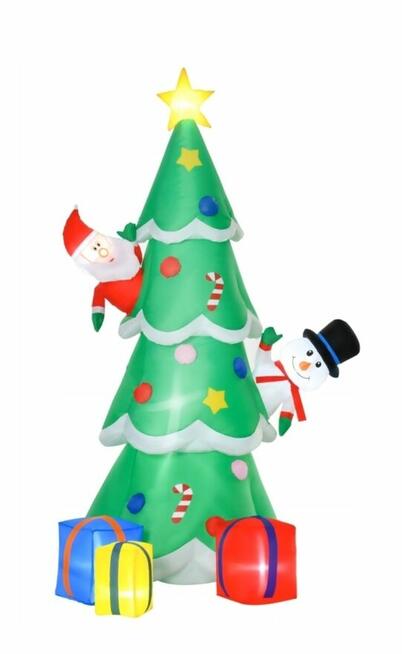 Choinka pompowana LED z pompką elektryczną