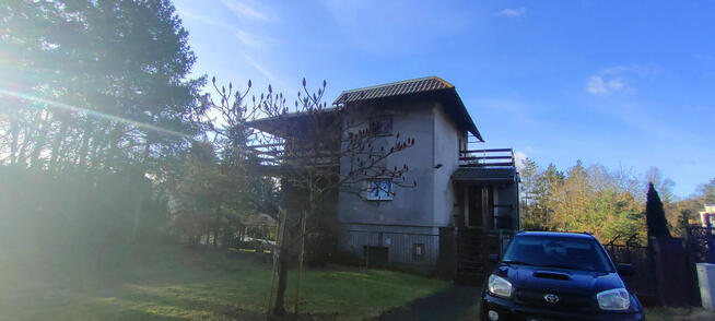 Sprzedam dom na wzniesieniu las jezioro spokojna okolica