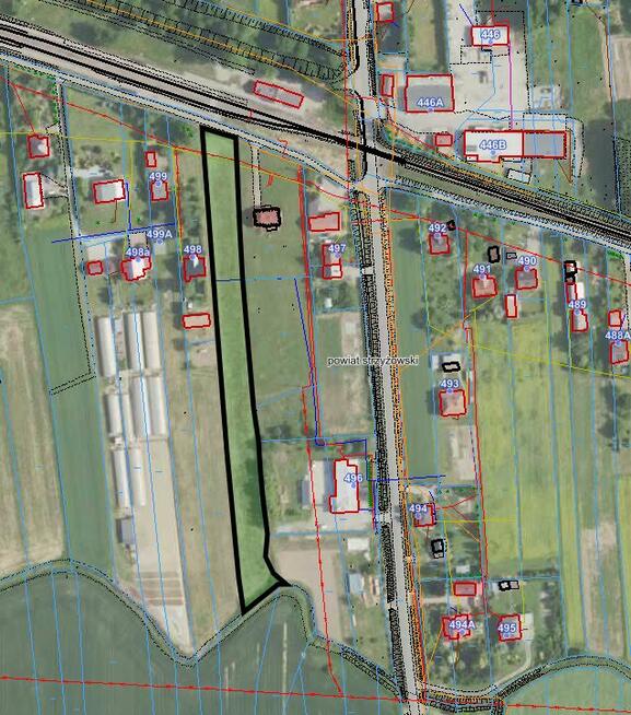 Działka rolna 0,41 ha do przekszt. w m. Dobrzechów