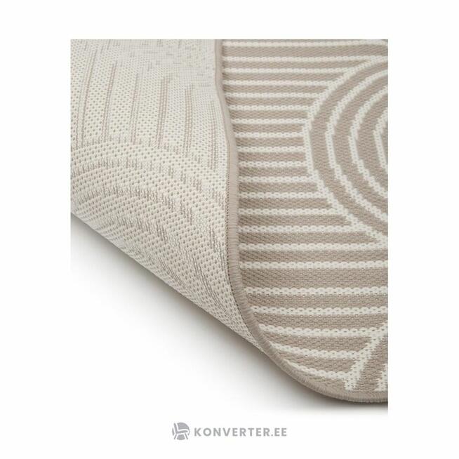 Dywan 80x150 dom taras altanka szary geometryczny