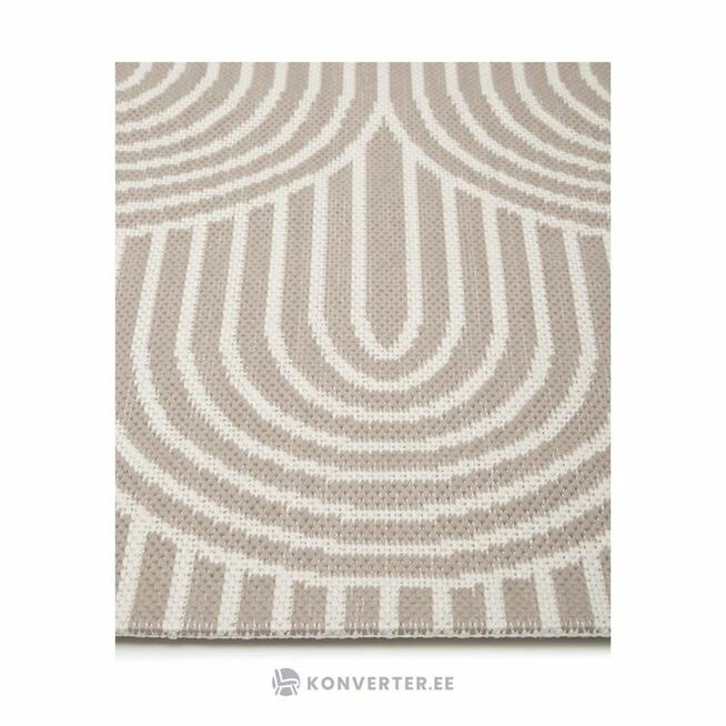 Dywan 80x150 dom taras altanka szary geometryczny