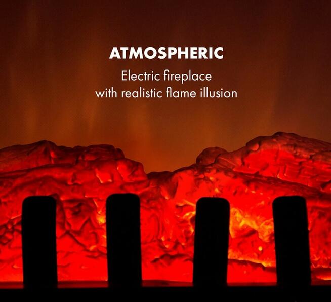 Kominek elektryczny imitacja płomieni