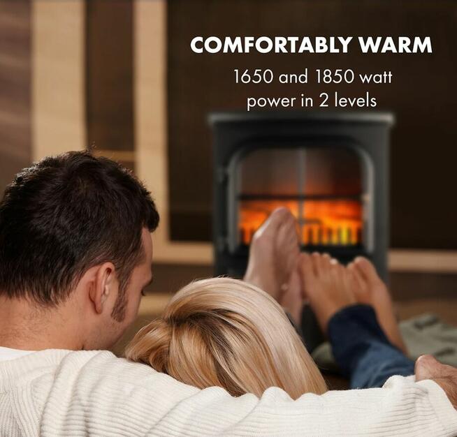 Kominek elektryczny imitacja płomieni