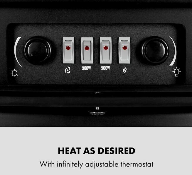 Kominek elektryczny imitacja płomieni