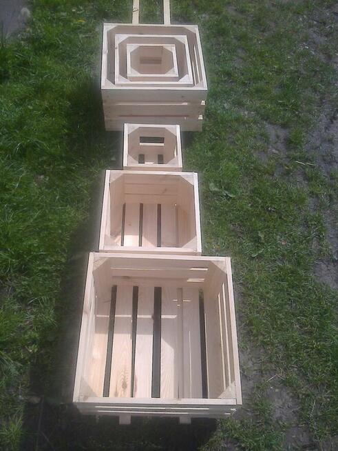 Skrzynki opakowania drewniane