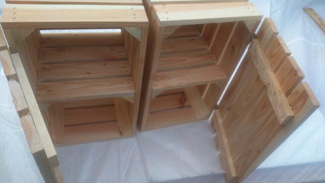 Skrzynki opakowania drewniane