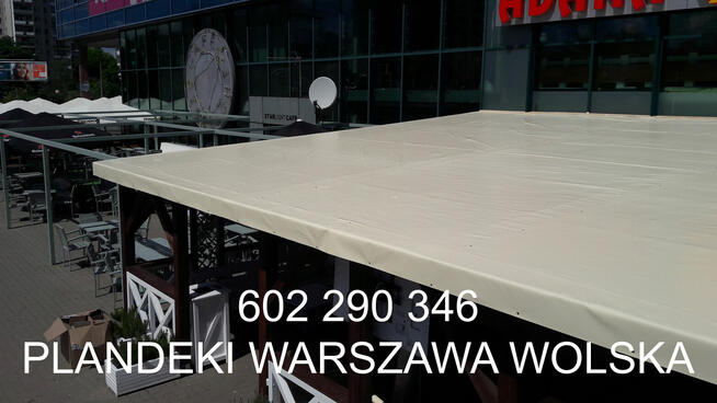 Przezroczysta roleta, plandeki na taras plandeka na wymiar