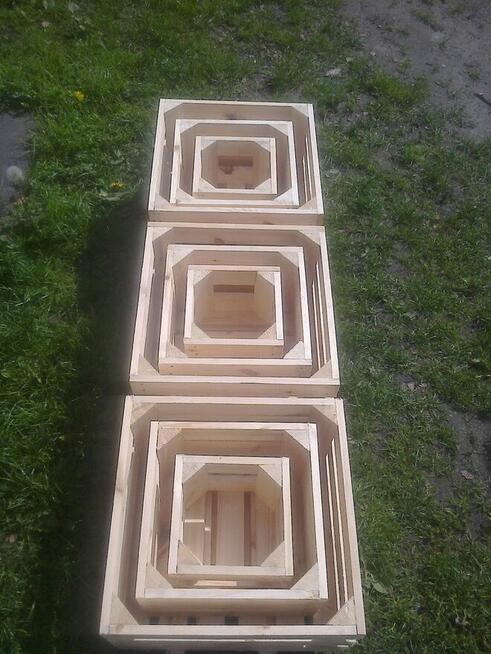 Skrzynki opakowania drewniane