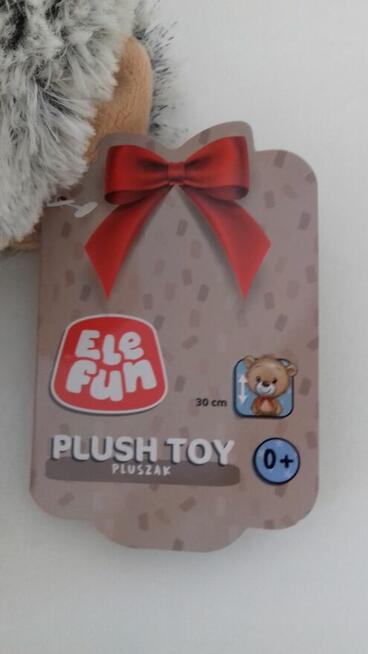 Miś szary „pluszak”, nowy, do sprzedania