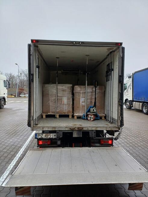 Przewóz towarów, palet i maszyn - Bus z windą Buk i okolice