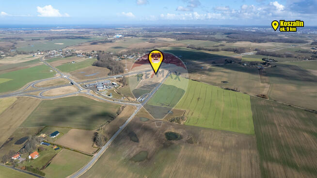 Działka inwestycyjna przy węźle drogi S6/S11!