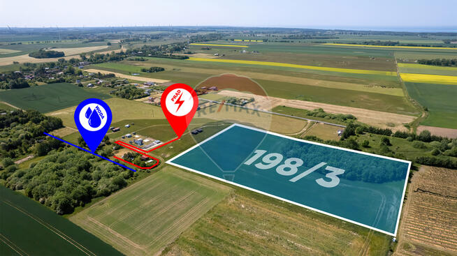 Działka rolno-budowlana 3 km od Bałtyku!!!