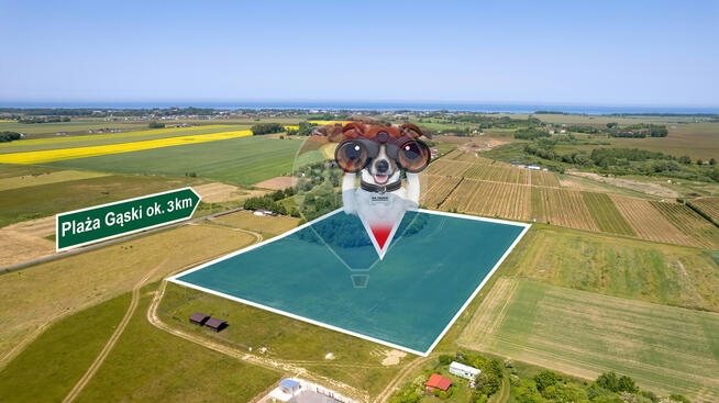 Działka rolno-budowlana 3 km od Bałtyku!!!