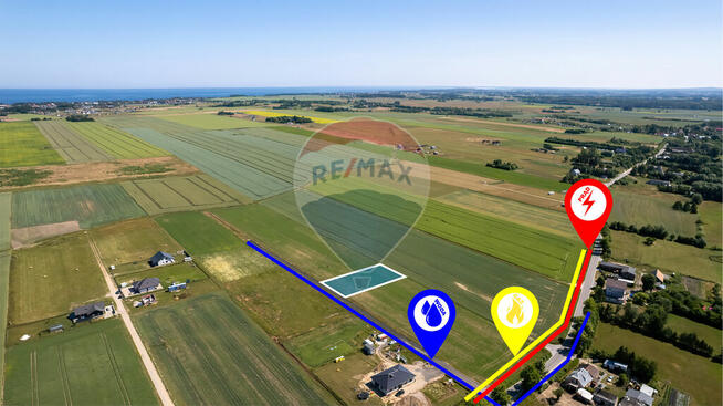 Działka 1000 m2 zaledwie 4km od plaży!