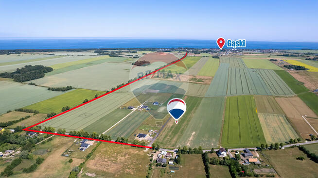 Działka 1000 m2 zaledwie 4km od plaży!