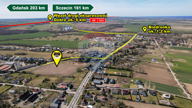 Działka budowlana w Mścicach blisko Mielna!!!